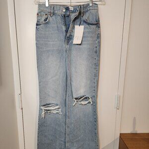 Zara size 6 distressed jeans